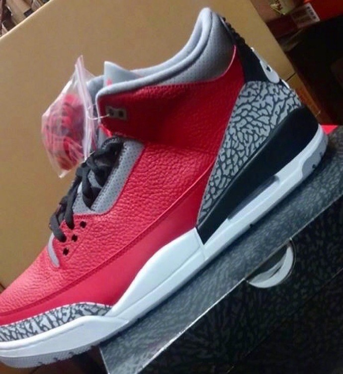 aj3"red cement"再次来袭!经典红色系你爱吗