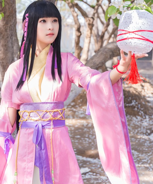 《仙剑奇侠传六》明绣cosplay,清纯美丽的小姐姐