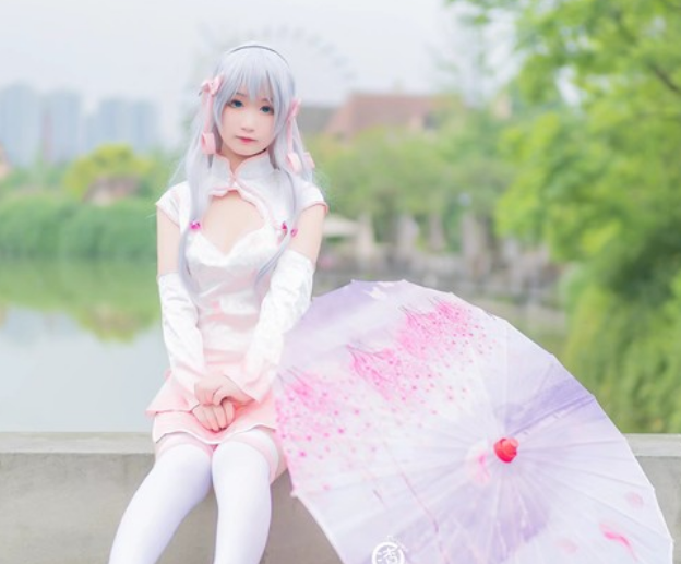 cosplay《魔法少女伊莉雅》伊莉雅,清新甜美的可人小姐姐