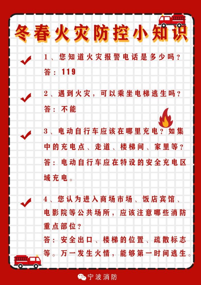 超有用的冬春火灾防控小常识,只花两分钟就能get