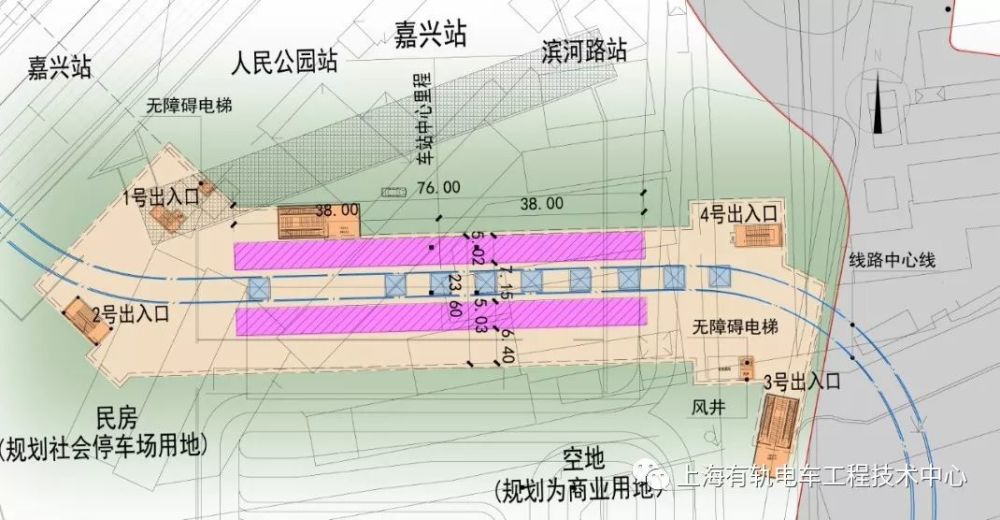 嘉兴火车站平面图