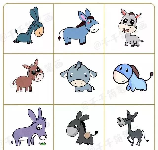 100种常见小动物简笔画素材大全,简单实用,快为孩子收藏吧