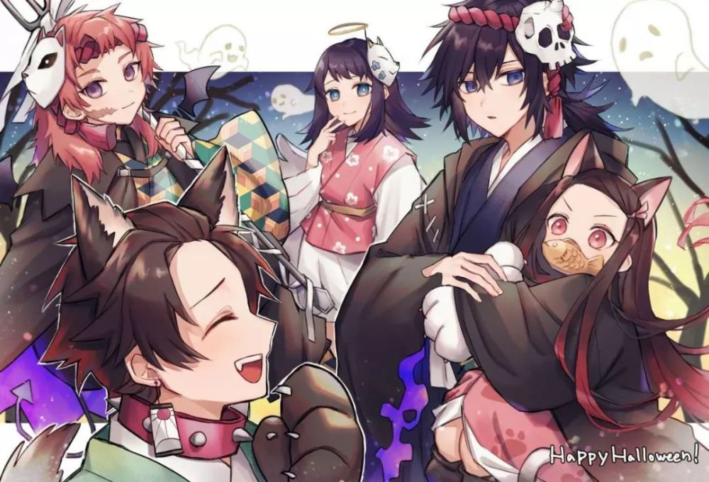 鬼灭之刃:水之呼吸一门全家福