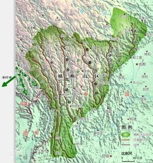 大雪山脉,邛崃山脉,岷山山脉,再加上龙门山脉,二龙山支脉,四川境内