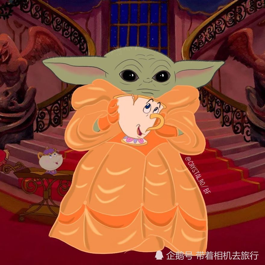 美女与野兽中的贝儿公主.