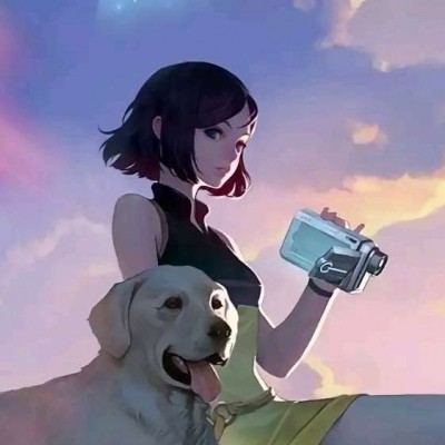 ins手绘二次元女生头像:说能说的话,做可做的事,见想见的人