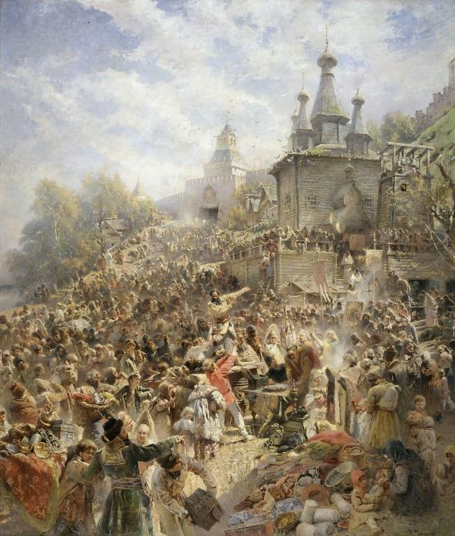 俄罗斯画家,巡回览画派重要代表人物,列宾油画作品欣赏