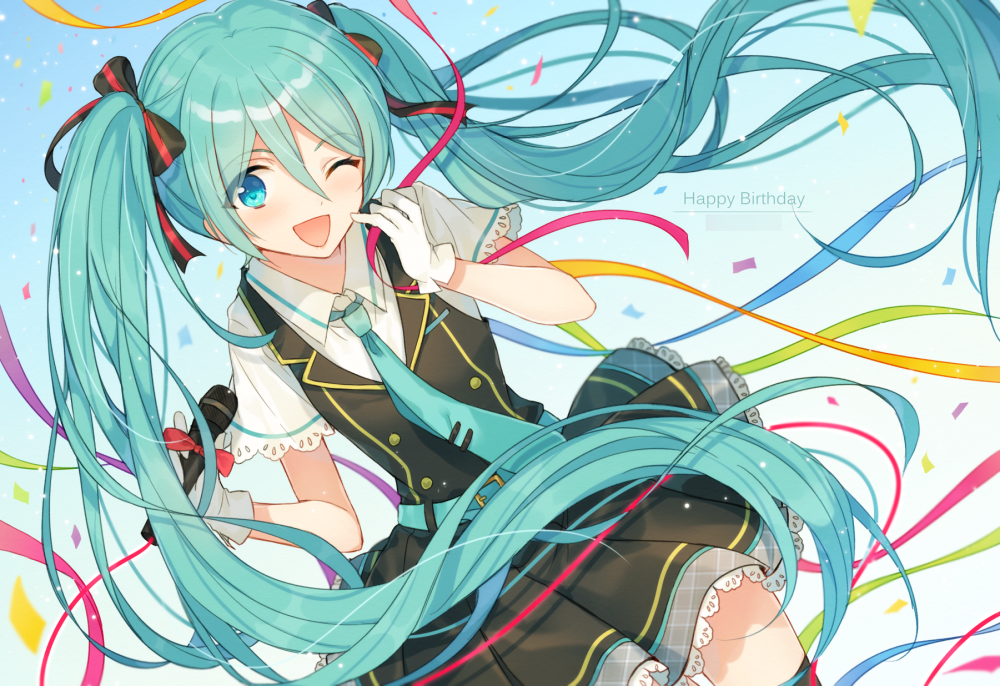 初音未来,初音同人,插画欣赏,同人插画,唯美插画