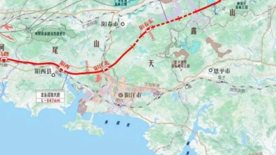 广湛高铁阳春东站开始征地,拟征收33.5008公顷集体土地