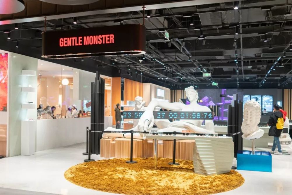 3f的品牌亮点之一就是skp-s的"设计师"gentle monster了.