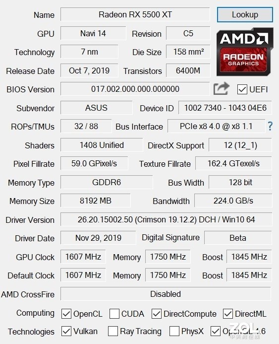 华硕dual rx 5500 xt评测 7nm甜品卡谁能不爱?