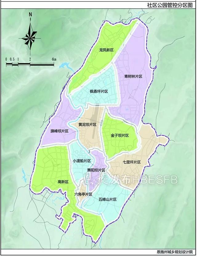 社区公园管控分区图