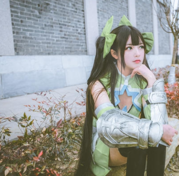 《王者荣耀》孙尚香cosplay,唯美迷人的小姐姐,粉嫩可人