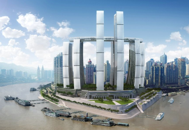 重庆又一新标志性建筑,耗资达240亿,遭到网友吐槽:像"