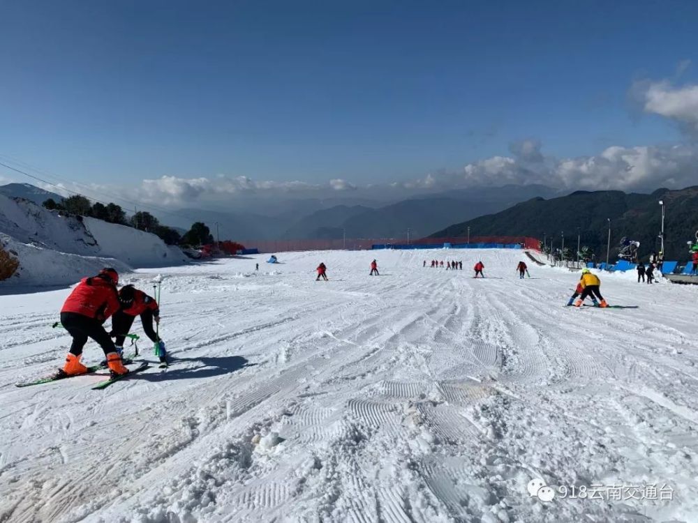 滑雪场,轿子雪山,昆明