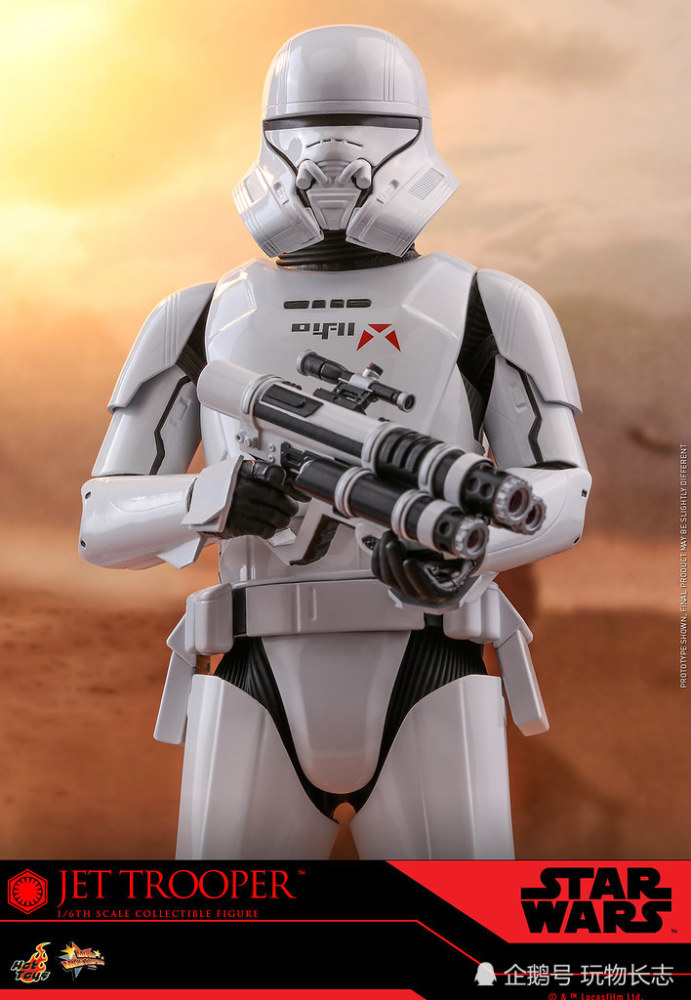 全新兵种加入战场,hot toys《星球大战9:天行者崛起》喷射风暴兵