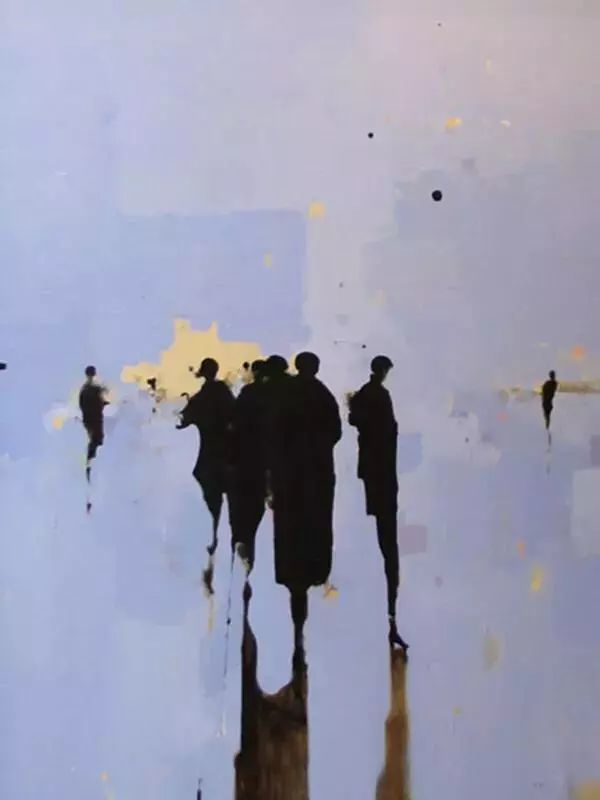 孤独,绘画,油画