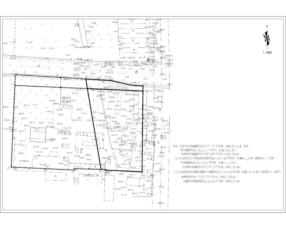 高平市第七中学校建设项目平面图