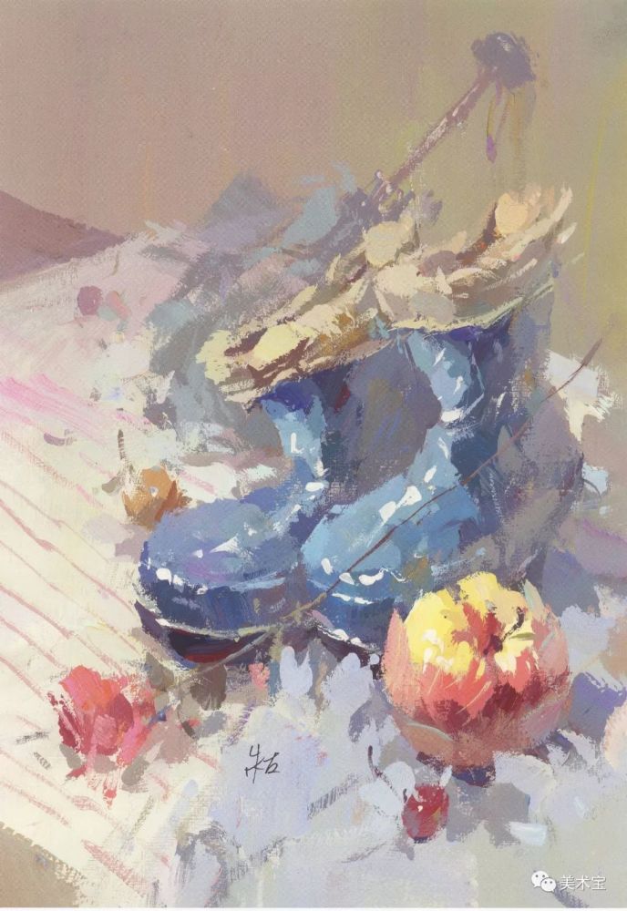 生活杂物类色彩静物组合范画