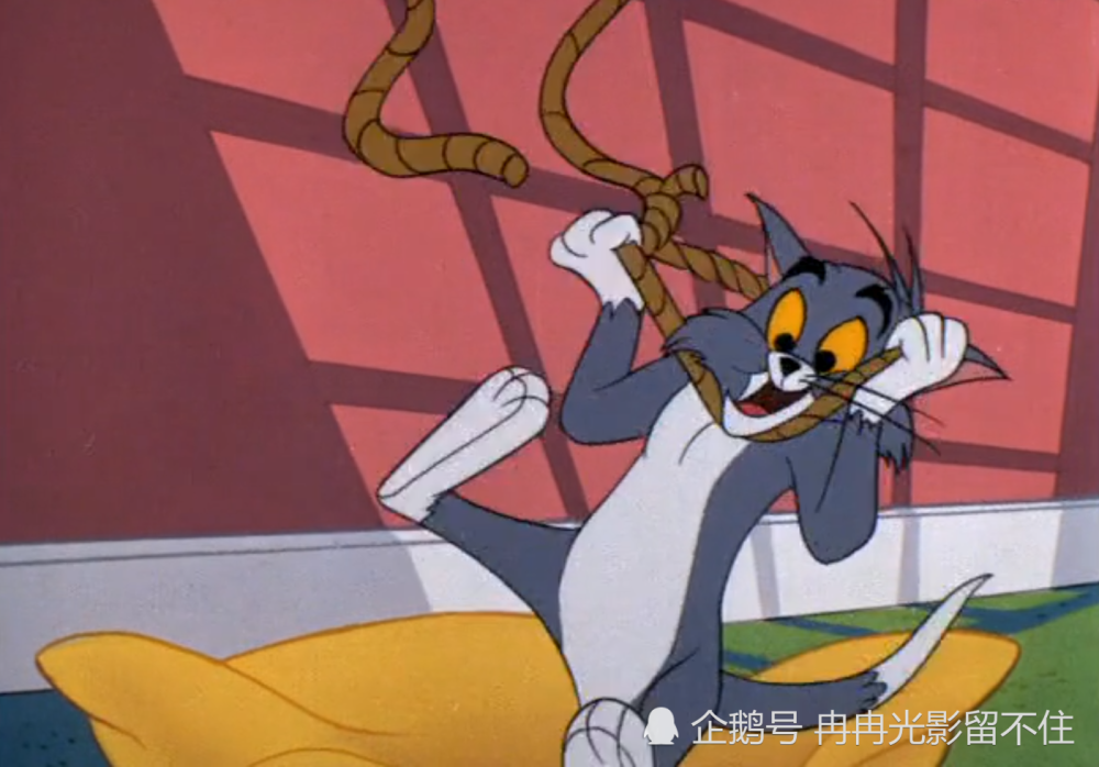 《猫和老鼠》中杰瑞失手的一集,汤姆总算能睡安稳觉了