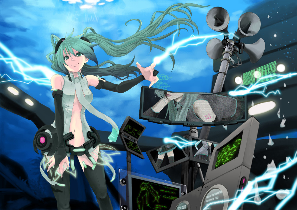 动漫壁纸分享:初音公主殿下的歌声永远能够温暖你的心灵