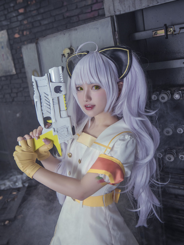 枪娘沙莎cosplay,国色天香,靓丽可人的小姐姐