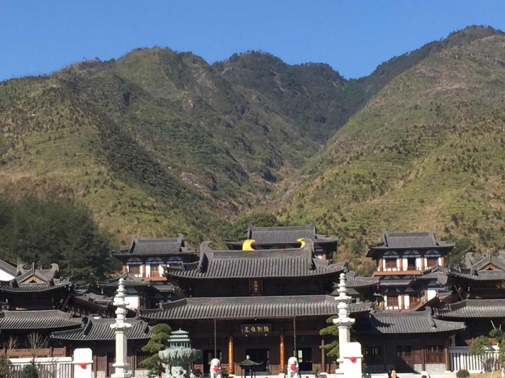 寺庙,旅游,浙江,景区,天圣山安福寺