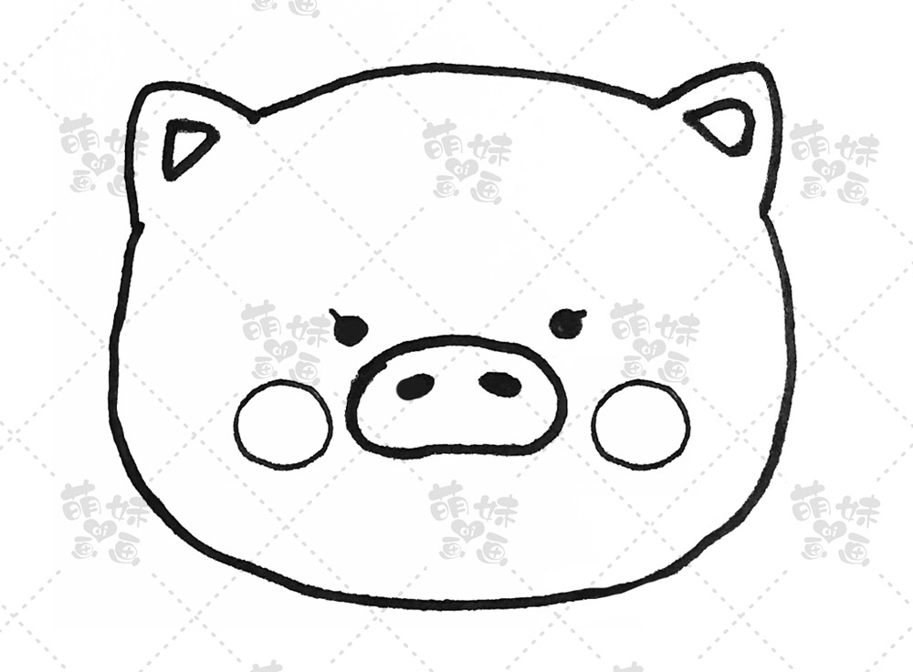 几笔就能画出来的可爱小动物头像大全,含步骤讲解哦!