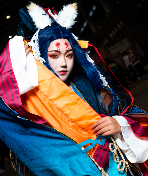 《阴阳师》式神玉藻前cosplay,小姐姐的cos堪称神还原
