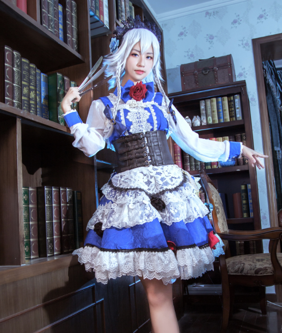 东方project,十六夜,cosplay,八意永琳,女仆