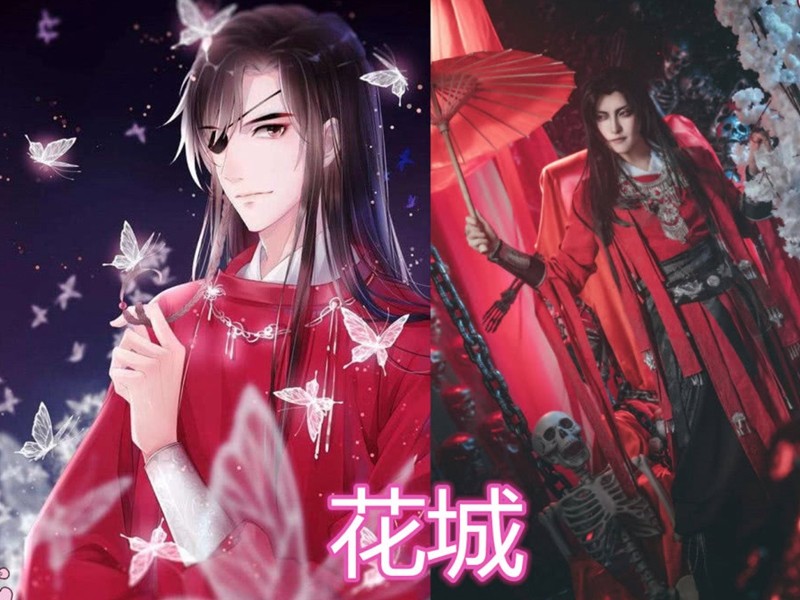 "天官赐福"cos有多狠?扛戚容,躲过谢怜,看到花城:沦陷