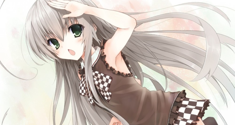 二次元美少女壁纸赏析:梦幻阳光的小姐姐,容颜精致
