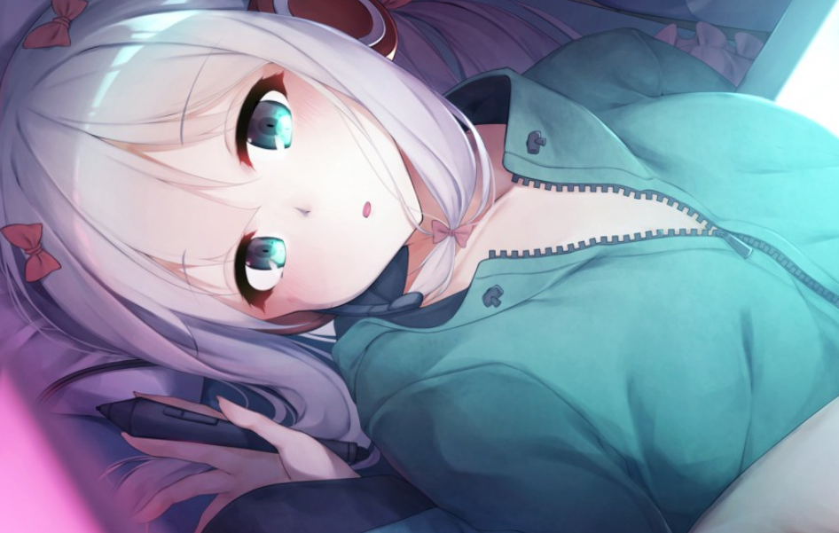 二次元女生高清动漫壁纸:气质大方,靓丽清纯小姐姐