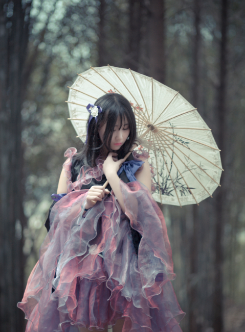 《剑三》万花cos图片,温婉动人的古装少女,漂亮迷人
