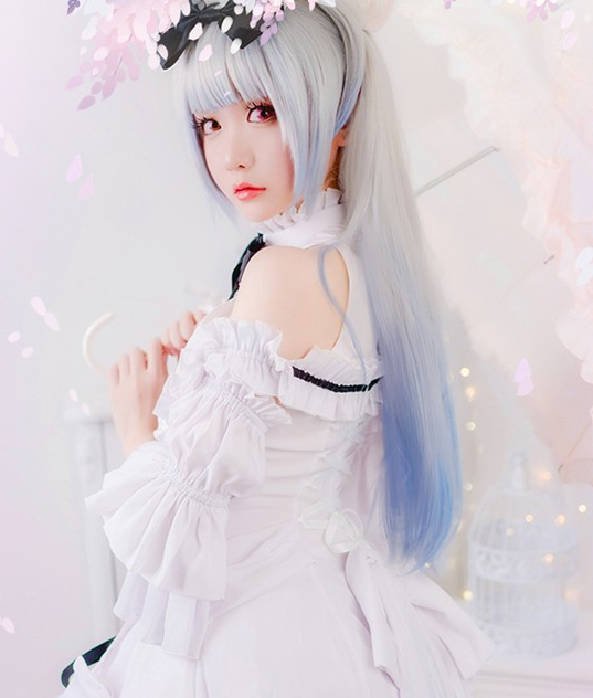 《碧蓝航线》雪风cosplay,好清纯靓丽的小姐姐