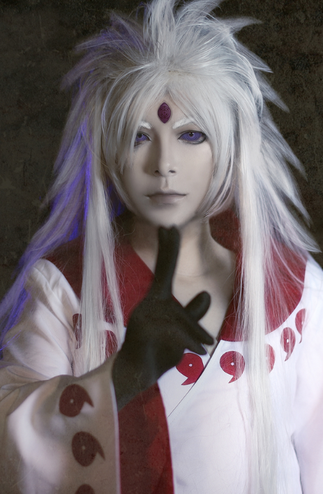 《火影忍者》cosplay宇智波斑,面容冷峻的男神