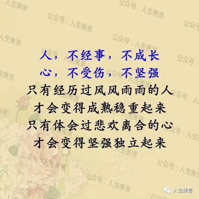 人,经一事长一智,遇一人懂一人