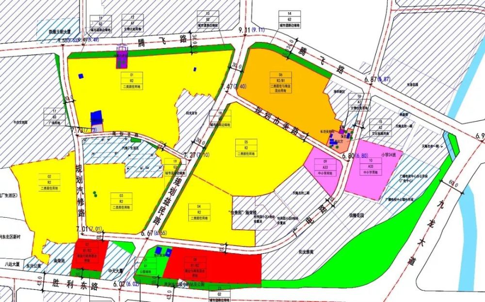 漳州益民片区控规公告 含6宗商住地和2宗中小学用地