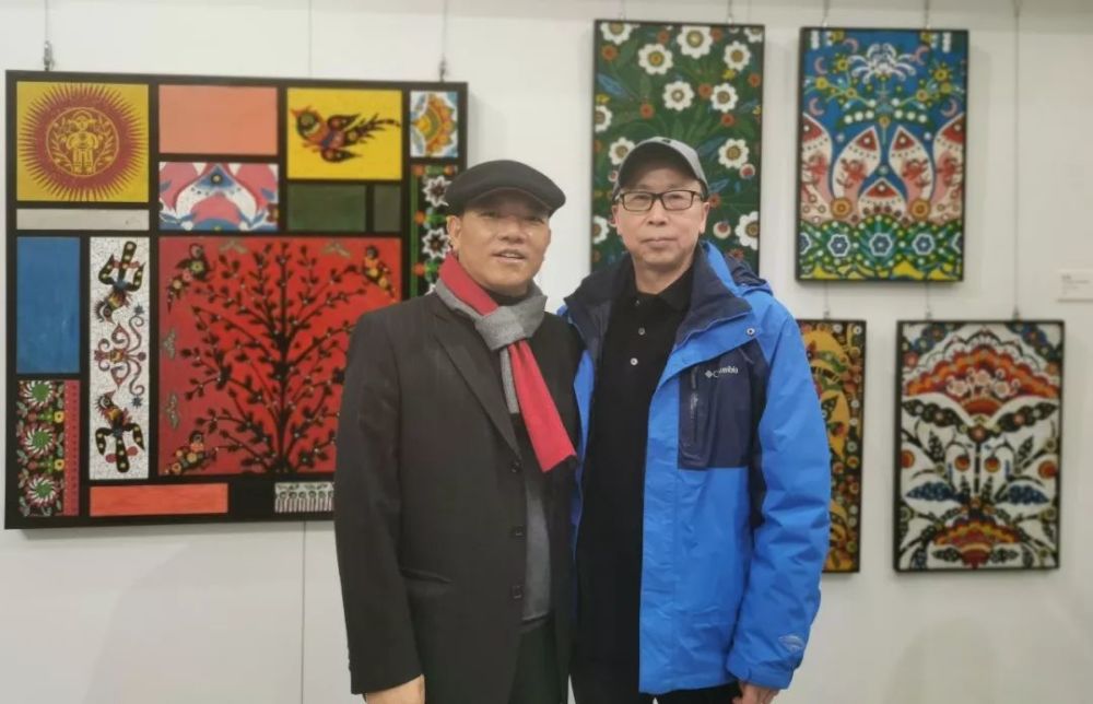 起:沈绍安漆艺研究院创始人兼理事长 林正佳漆画艺委会副秘书长张泽国