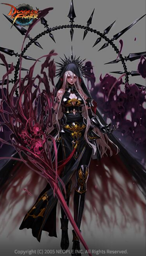 dnf,插画,女鬼,玩家,女鬼剑士,剑皇,皮衣