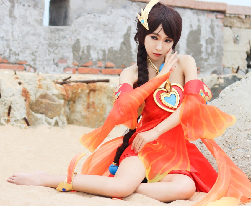 王者荣耀:大乔cosplay,清新靓丽的coser小姐姐
