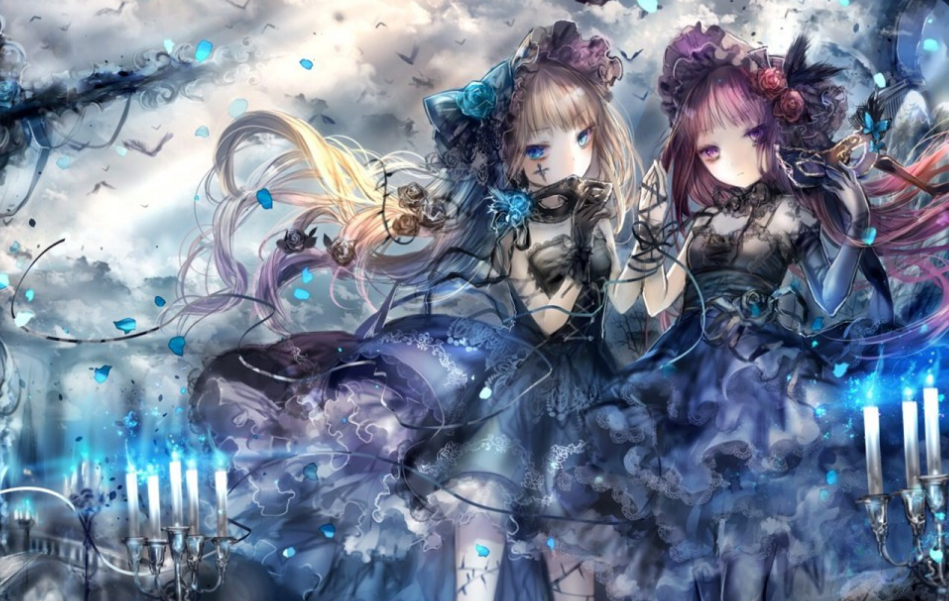 二次元女生动漫壁纸:靓丽清纯小姐姐,五官精致俏皮可爱