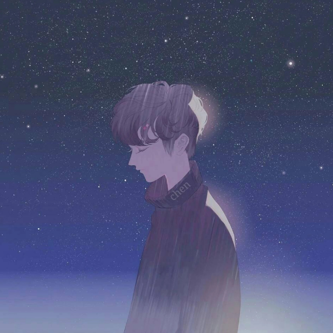 最火高清情侣头像:星辰满天我的天空中,你是最闪烁的那颗