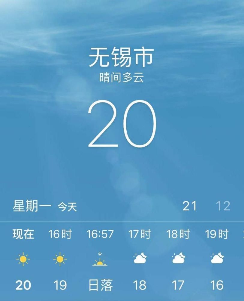 没错!无锡气温将突破20℃,就在12月份