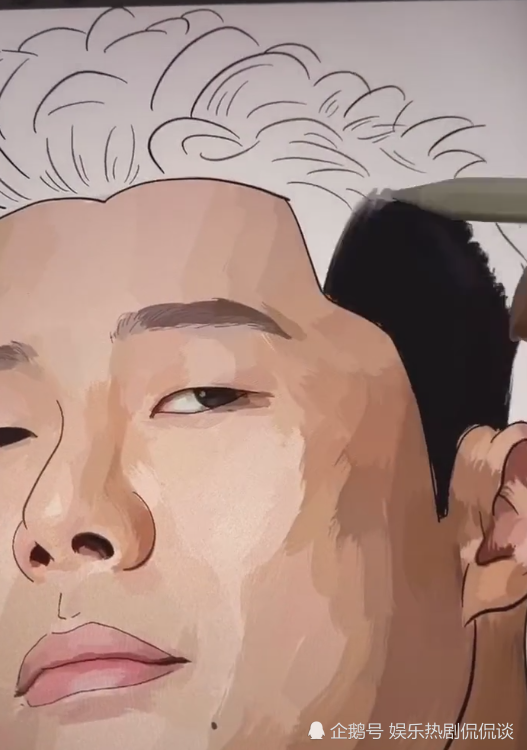 美术生画德云社周九良,搞笑风格神搭配,网友:这画风够