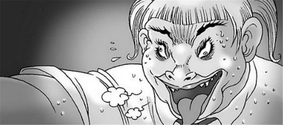 无声漫画:男孩子被丑女逼到角落,为了保全自己,只好这样做