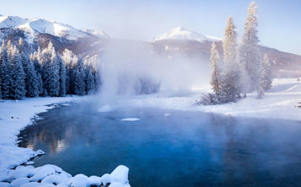 比美欧洲雪景,新疆还是那个新疆,但一到冬天就美成了这样!