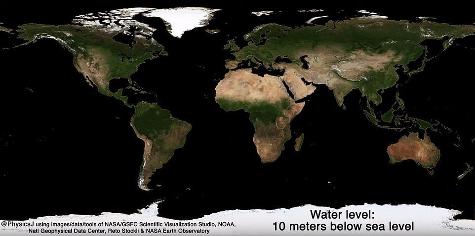 海水抽干地球长啥样?nasa珍贵影像曝光