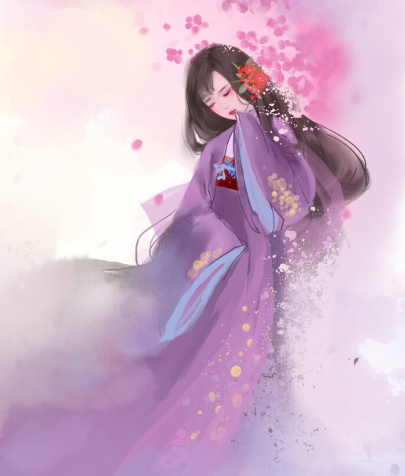 古风女生头像:那幽思难描,素手兰花拈起一朵温柔,她是