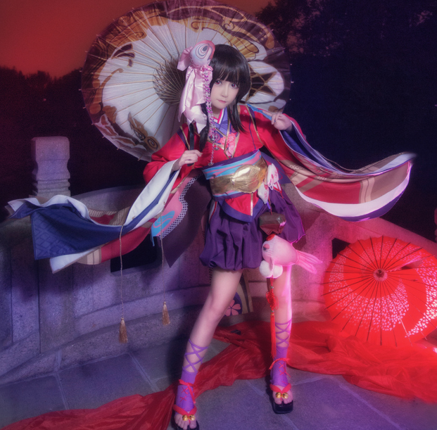 《阴阳师》神乐cosplay,可爱迷人的小姐姐,尽显唯美